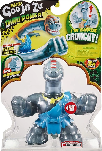 Фигурка Гуджитсу Браксор Брахиозавр Heroes of Goo Jit Zu Dino Power Braxor The Brachiosaurus ультраредкий - изображение 3