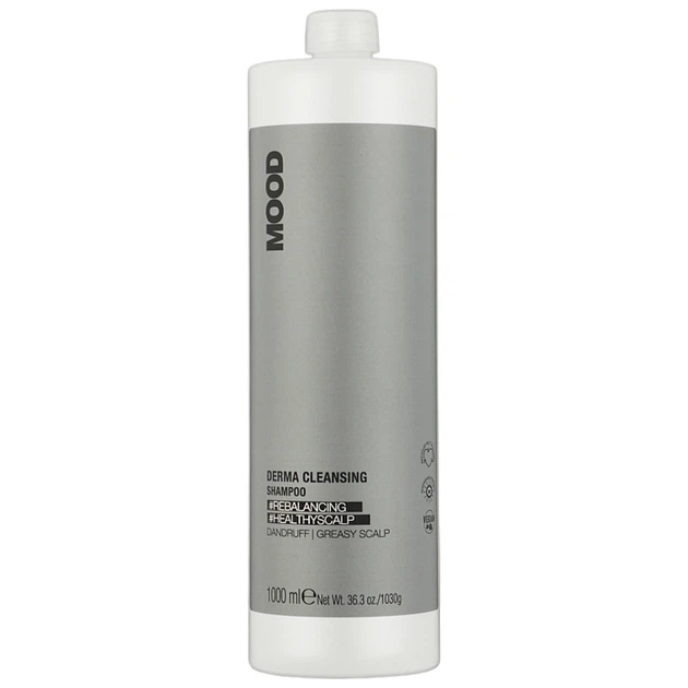 Шампунь MOOD Derma Cleansing Shampoo для жирної шкіри, проти лупи 1000 мл - Фото 1 Шампунь MOOD Derma Cleansing Shampoo для жирної шкіри, проти лупи 1000 мл - изображение 1
