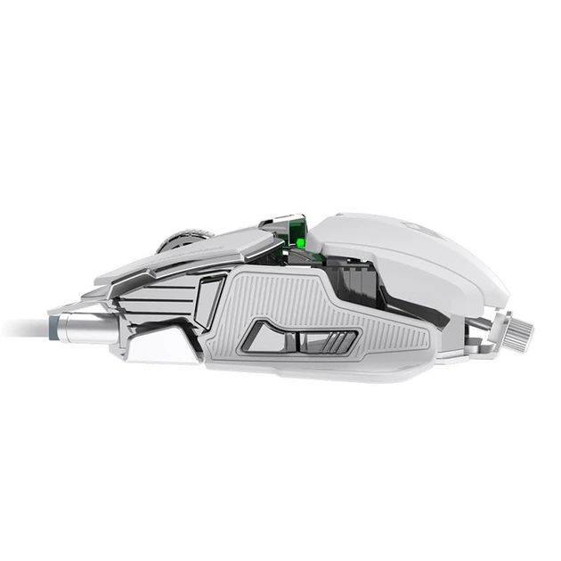 Игровая проводная мышь MEETION Backlit Gaming Mechanical Mouse RGB MT-M990S, 1200-7200DPI, USB, 1.8m, white - изображение 5