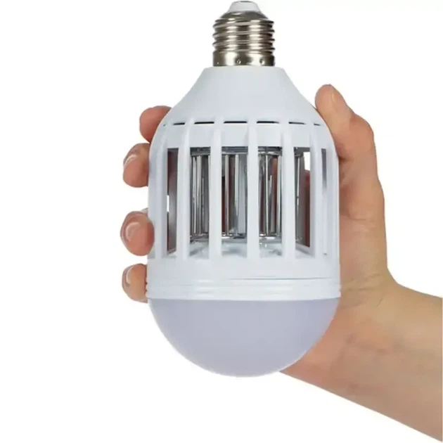 Лампочка відлякувач від комарів ZappLight AND LY-577, Світлодіодна лампа знищувач комах - зображення 4