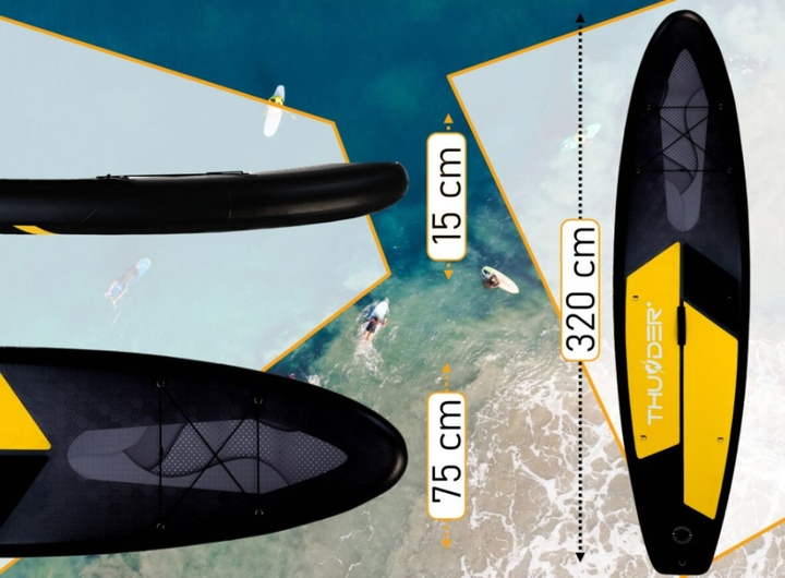 Надувна SUP дошка THUNDER IPPO 320 см з веслом - зображення 4