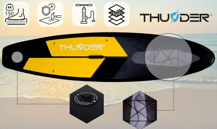 Надувна SUP дошка THUNDER IPPO 320 см з веслом - зображення 7
