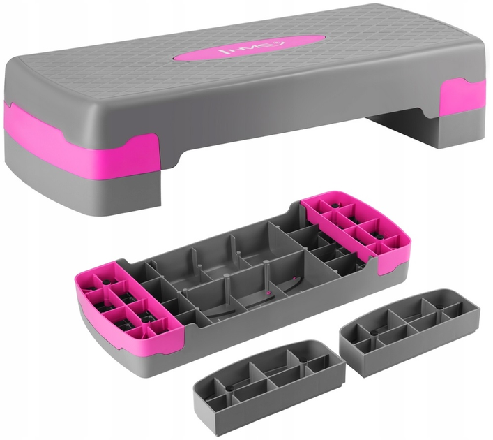 Степ для аеробіки HMS AS003 Gray/Pink (17-44-011) (5907695598148) - зображення 4