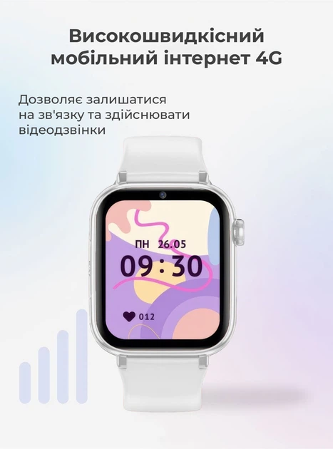 Дитячий смарт годинник-телефон LEMFO LT38 4G GPS SIM-карта геозона відеодзвінок White (17824) - Фото 6 Дитячий смарт годинник-телефон LEMFO LT38 4G GPS SIM-карта геозона відеодзвінок White (17824) - зображення 6