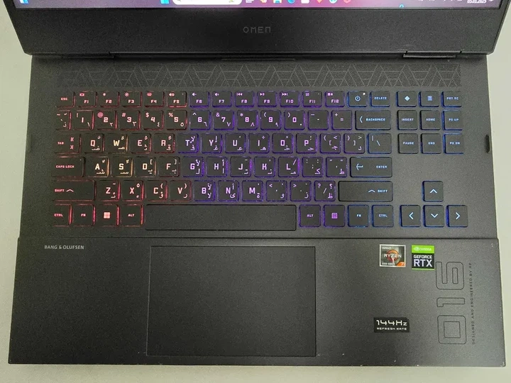 Ноутбук HP Omen 16-c00013nx R7 5800H/RTX 3070/RAM 16GB/SSD 1TB/144Hz Б\В - зображення 4