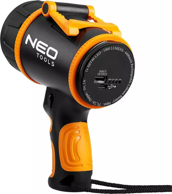 Прожектор-ручний ліхтар NEO Tools 1000 лм LED 99-114 (5907558475265) - зображення 2