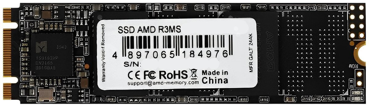 SSD диск AMD Radeon R3 256GB M.2 2280 SATA III 3D NAND TLC (R3MS0256G8) - зображення 1