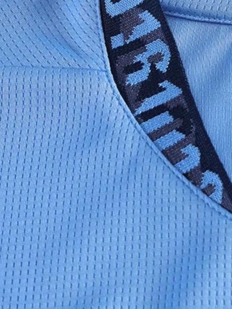 Форма футбольная детская с индивидуальным нанесением Manchester City (Манчестер Сити), сезон 24/25, 20 размер, рост 115-120 см, сине-голубая - изображение 7