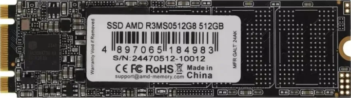 Dysk SSD AMD Radeon R3 512GB M.2 2280 SATA III 3D NAND TLC (R3MS0512G8) - obraz 1