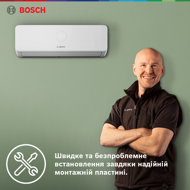Кондиціонер Bosch CL3200i RAC 2,6 kW + Кронштейн (кріплення) для кондиціонера Acc Electrics AE-001 (1286113590471) у подарунок! - зображення 10