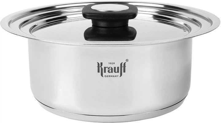 Набір посуду Krauff Genius Chef 26-303-016 6 предметів сріблястий - Фото 2 Набір посуду Krauff Genius Chef 26-303-016 6 предметів сріблястий - зображення 2