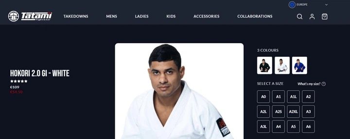 Кімоно джиу джитсу Біле. Розмір A4. Hokori 2.0 Bjj Gi - White Розмір A4 - Фото 8 Кімоно джиу джитсу Біле. Розмір A4. Hokori 2.0 Bjj Gi - White Розмір A4 - зображення 8