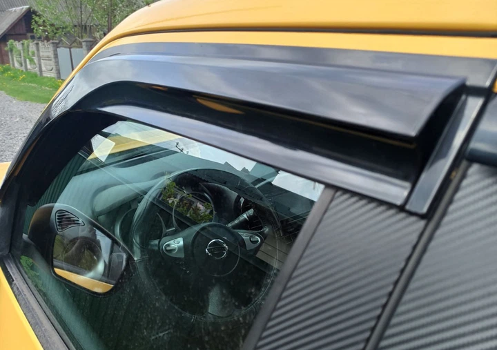 Ветровики (4 шт, Sunplex Sport) для Nissan Juke 2010-2019 гг - изображение 9