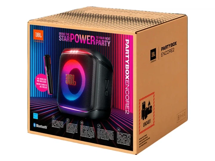 Портативна колонка JBL PartyBox Encore 2 Black (PBENCORE2) - Фото 16 Портативна колонка JBL PartyBox Encore 2 Black (PBENCORE2) - изображение 16