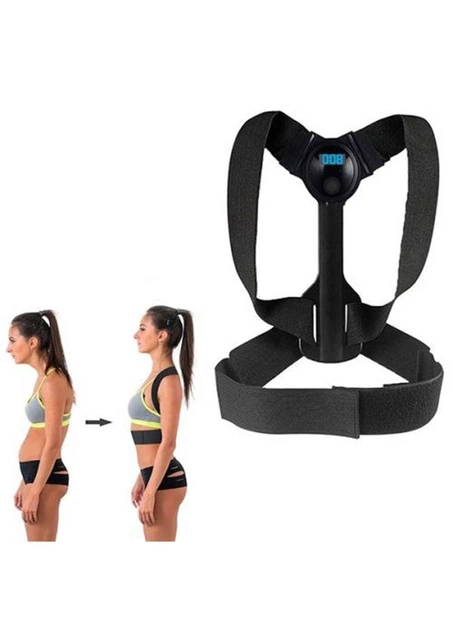 Корректор осанки Lcd Intelligent Hump corrector Бандаж спины от сутулости Эластичный корсет для поясницы - изображение 4
