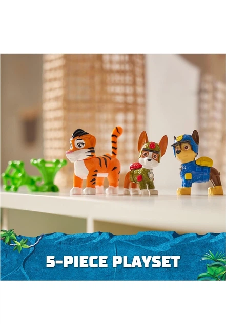 Набір із 3 фігурок Щенячий патруль Jungle Pups - Гонщик, Трекер, Тигр, серія Джунглі, PAW Patrol Spin Master - Фото 2 Набір із 3 фігурок Щенячий патруль Jungle Pups - Гонщик, Трекер, Тигр, серія Джунглі, PAW Patrol Spin Master - зображення 2