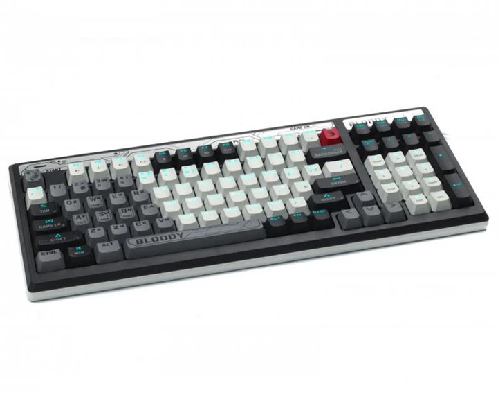 Клавиатура A4Tech Bloody B950 RGB Warrior LK Libra Brown USB-A Grey - Фото 2 Клавиатура A4Tech Bloody B950 RGB Warrior LK Libra Brown USB-A Grey - изображение 2