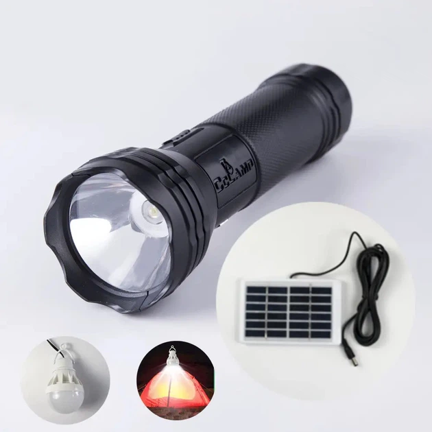 Фонарь led cclamp cl038 с солнечной зарядкой - Фото 7 Фонарь led cclamp cl038 с солнечной зарядкой - изображение 7