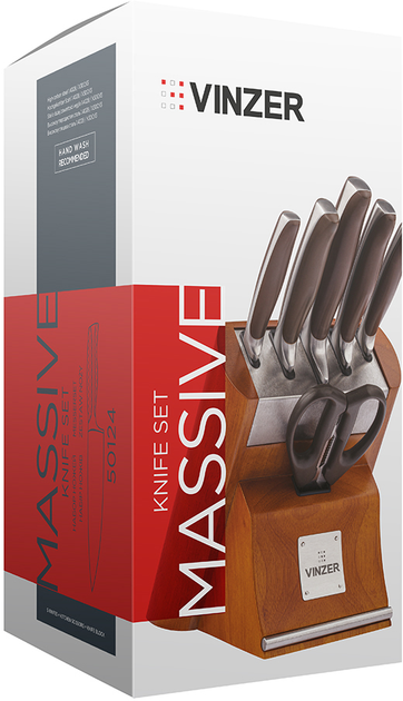 Набор ножей Vinzer Massie 7 предметов (50124) (5907706501242) - изображение 9