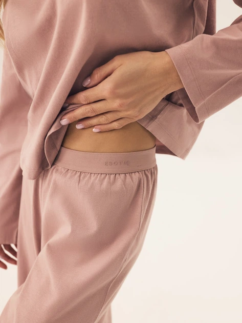 Піжамні штани жіночі бавовняні Esotiq Ruthie 42650-39X S Рожеві (5903972504093) - зображення 4