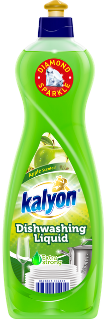 Средство для мытья посуды Kalyon Dishwashing Liquid Apple 0,73 л - Фото 1 Средство для мытья посуды Kalyon Dishwashing Liquid Apple 0,73 л - изображение 1