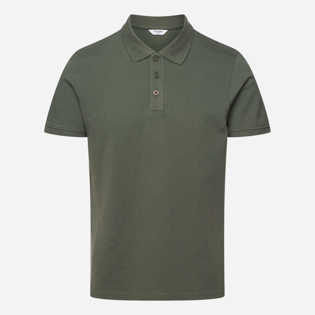 Поло довге чоловіче Henderson Mile 43025-87X 2XL Зелене (5903972391273) - зображення 5