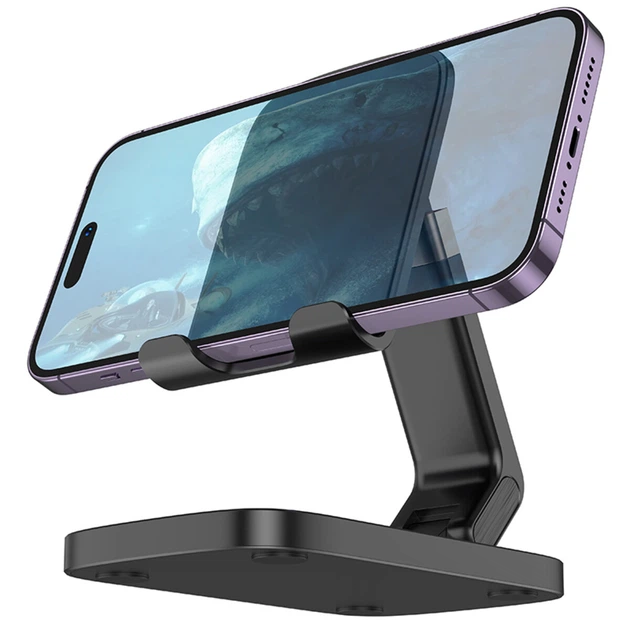 Тримач для телефона HD8 Blackfish folding desktop stand Black (6942007610803) - изображение 4