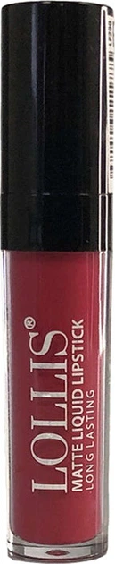 Жидкая матовая помада для губ Lollis Matte Liquid Lipstick Long Lasting 32 6 мл (8681546111775) - Фото 1 Жидкая матовая помада для губ Lollis Matte Liquid Lipstick Long Lasting 32 6 мл (8681546111775) - изображение 1