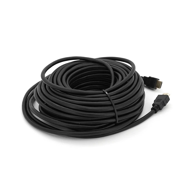 Кабель HDMI-HDMI HIGH SPEED 20м Merlion v1.4 для подключения ноутбука проектора черный 4K сигнал (TOR-JUG_22B) - изображение 2