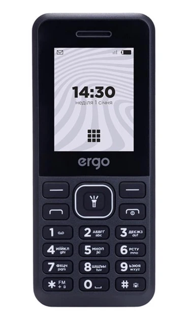 Ergo B181 Dual Sim Black - Фото 1 Ergo B181 Dual Sim Black - зображення 1