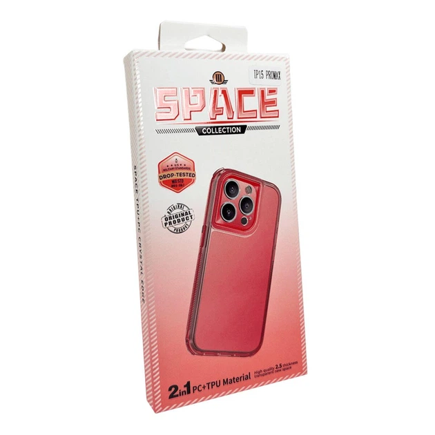 Протиударний чохол для смартфона Space III для iPhone 15 Pro Max Red - зображення 2
