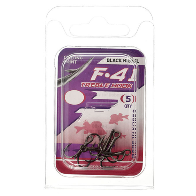 Гачок потрійний Flagman F41 BN №6 - Фото 3 Гачок потрійний Flagman F41 BN №6 - зображення 3