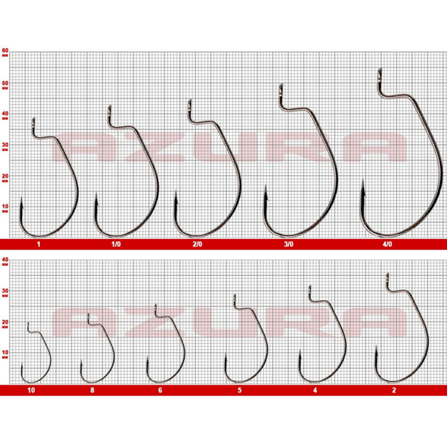 Гачок офсетний Azura Finesse Offset Hook №4 - Фото 3 Гачок офсетний Azura Finesse Offset Hook №4 - зображення 3