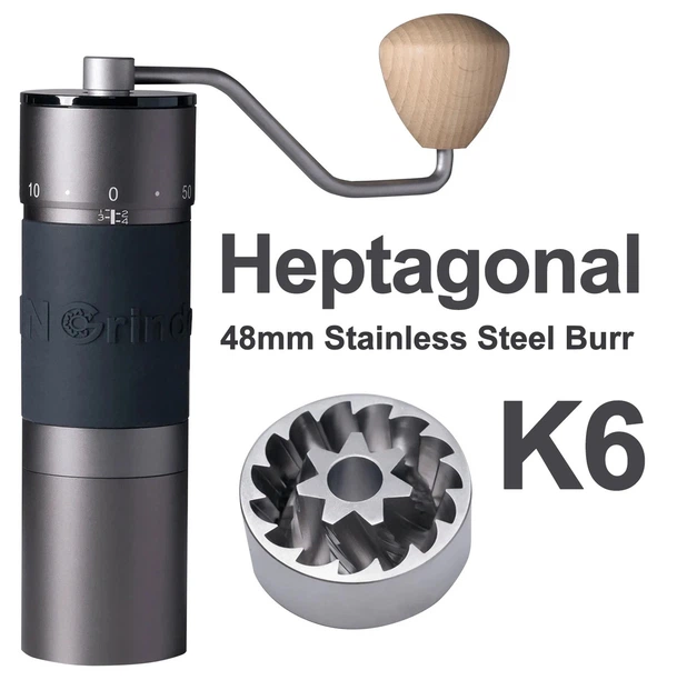Кавомолка KINGrinder K6 ручна (7B09F265FBED) - зображення 5