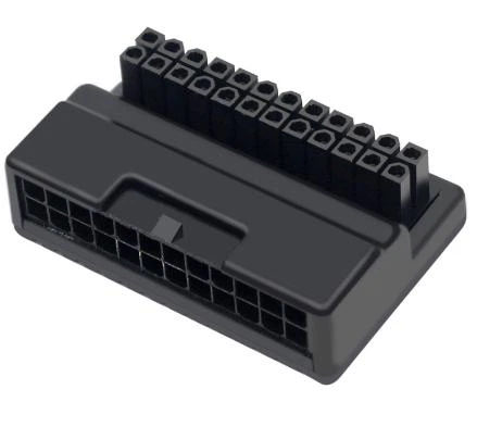 Кутовий ATX 24 пін перехідник 90 градусів 24pin "ATX POWER" живлення материнської плати Чорний - Фото 8 Кутовий ATX 24 пін перехідник 90 градусів 24pin "ATX POWER" живлення материнської плати Чорний - зображення 8