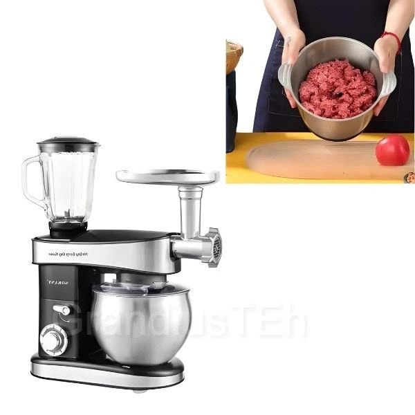 Кухонный комбайн Sokany SK-05010, 1200 Вт, 7.5 л, кухонная мясорубка, миксер, блендер - изображение 5