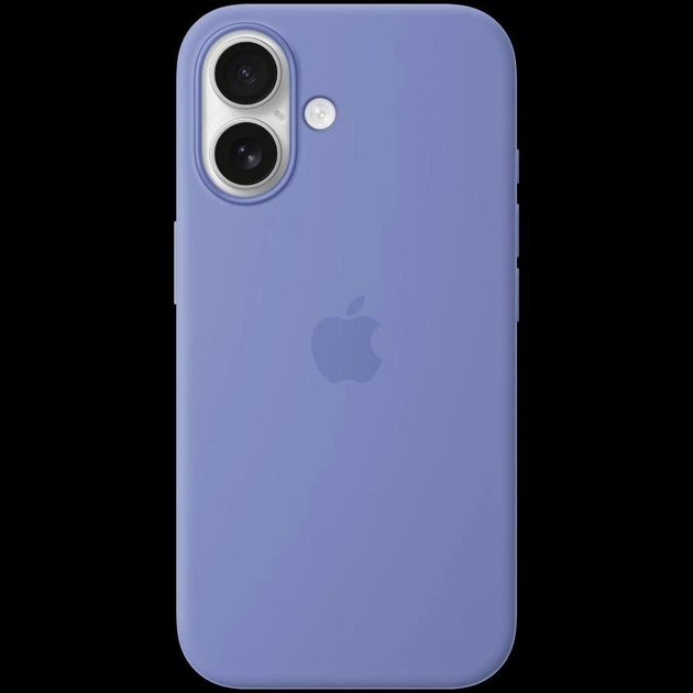 Чохол силіконовий OEM Silicone Case with MagSafe для Apple iPhone 16 Periwinkle + Подарунок Захисне скло Pixel для Apple iPhone - зображення 2