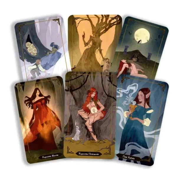 Карты Таро Темного Леса Dark Wood Tarot 78 карт (Украинская версия) - изображение 4