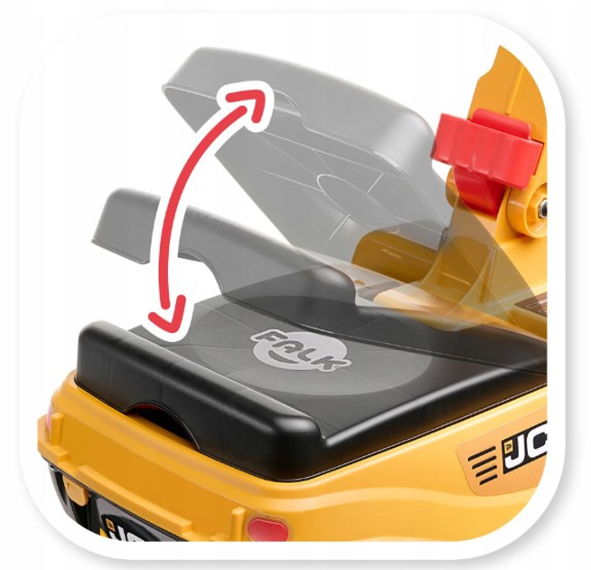 Толокар екскаватор Falk JCB Digger з рухомим ковшом (3016200000570) - зображення 5