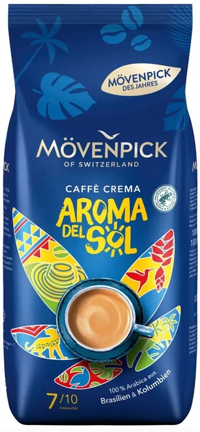 Кава в зернах Movenpick Aroma der Sol 1 кг - Фото 1 Кава в зернах Movenpick Aroma der Sol 1 кг - зображення 1