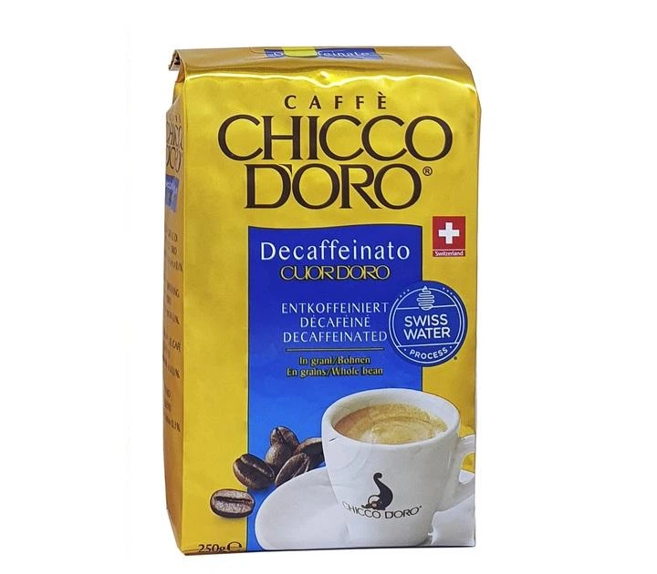Кава в зернах без кофеїну Chicco D'Oro 250 г - Фото 1 Кава в зернах без кофеїну Chicco D'Oro 250 г - зображення 1