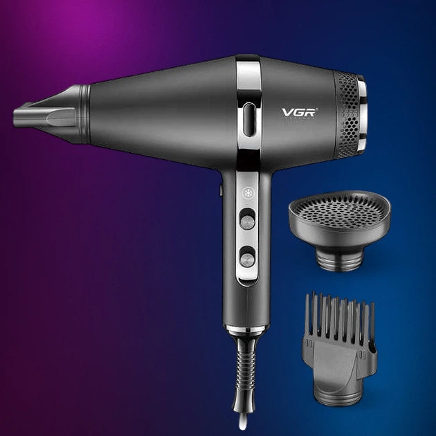 Фен для укладки волос VGR V-451 2200 Вт (4-1866724172) - изображение 4