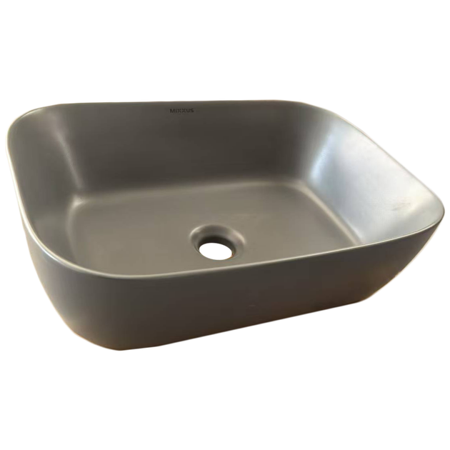 Раковина накладна Mixxus Premium DIVERSE-0116 GRAY 455x330x135mm (MP6651) - Фото 6 Раковина накладна Mixxus Premium DIVERSE-0116 GRAY 455x330x135mm (MP6651) - изображение 6