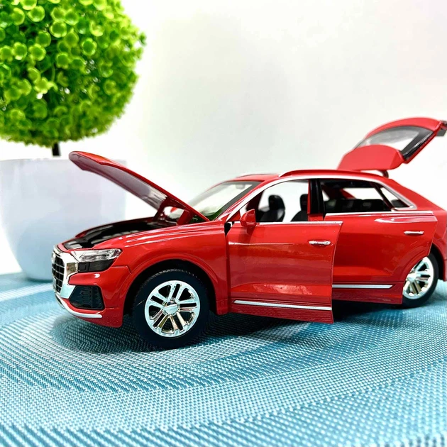 Машинка металлическая TK Union Group Audi Q8 открываются двери капот багажник масштаб 1:24 Красная (GT-5250) - Фото 3 Машинка металлическая TK Union Group Audi Q8 открываются двери капот багажник масштаб 1:24 Красная (GT-5250) - изображение 3