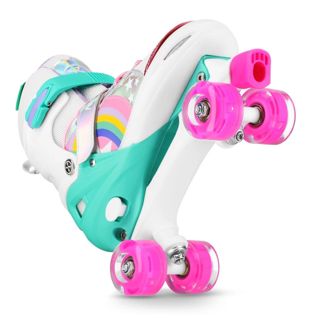 Wrotki Abisal NILS EXTREME Rainbow LED rozm. M (35-38) NQ0187 (5907695565744) - obraz 7