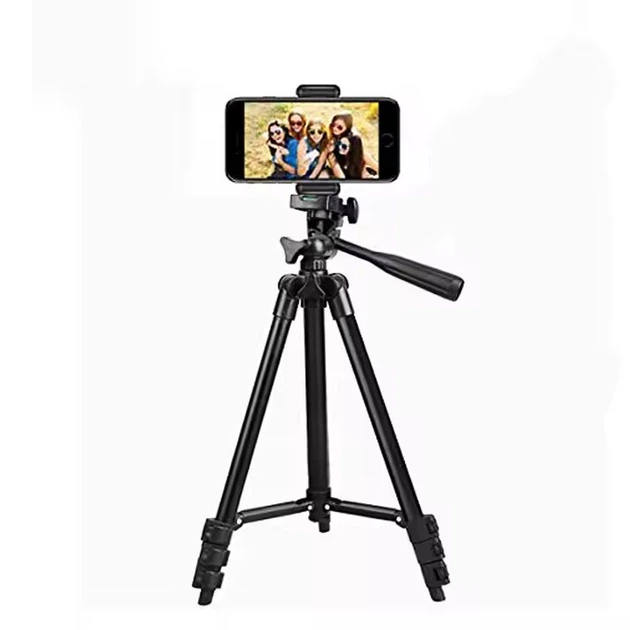 Напольный штатив для фотоаппарата 1.4 м тринога для смартфона телескопическая подставка для видеосъемки (SP167) - изображение 5