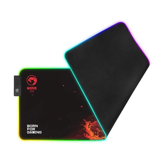 Коврик для мыши MARVO G45 RGB Mousepad, 800x305x4mm, black - Фото 3 Коврик для мыши MARVO G45 RGB Mousepad, 800x305x4mm, black - изображение 3