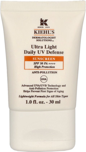 Крем сонцезахисний для обличчя Kiehl's Dermatologist Solutions Spf 50 30 мл (3605971613401) - зображення 1