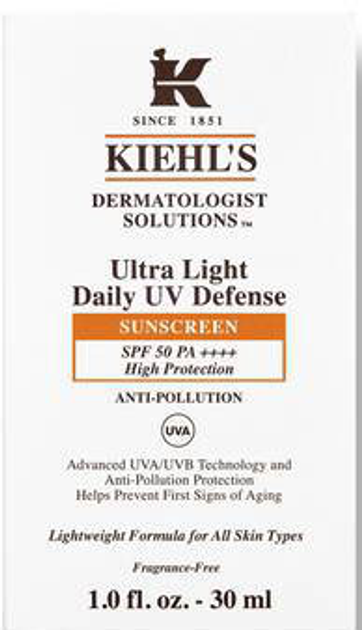 Крем сонцезахисний для обличчя Kiehl's Dermatologist Solutions Spf 50 30 мл (3605971613401) - зображення 2
