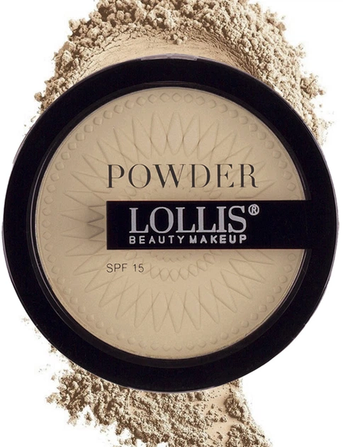 Пудра компактная Lollis SPF15 тон 004 12 г (8681546108966) - Фото 2 Пудра компактная Lollis SPF15 тон 004 12 г (8681546108966) - изображение 2
